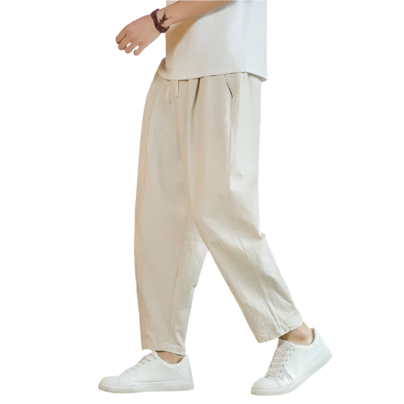 Cotton Linen Casual Pants