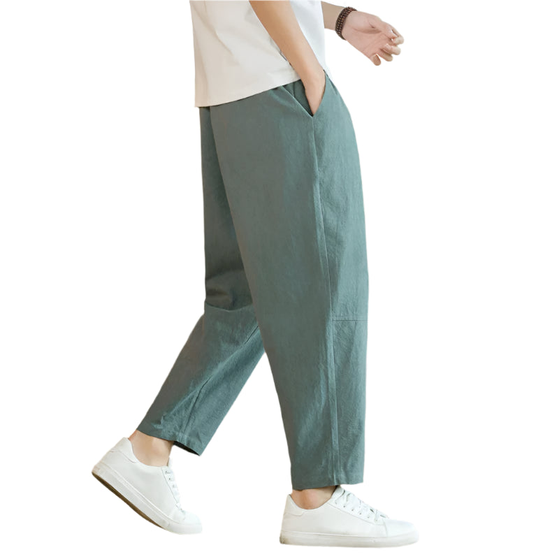 Cotton Linen Casual Pants